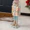Glitzhome® 28" Lighted Resin Christmas Cupcake Nutcracker Porch Decor with Timer